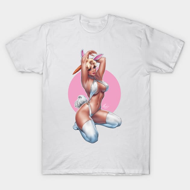 Sexy Bunny T-Shirt by Eliaschatzoudis